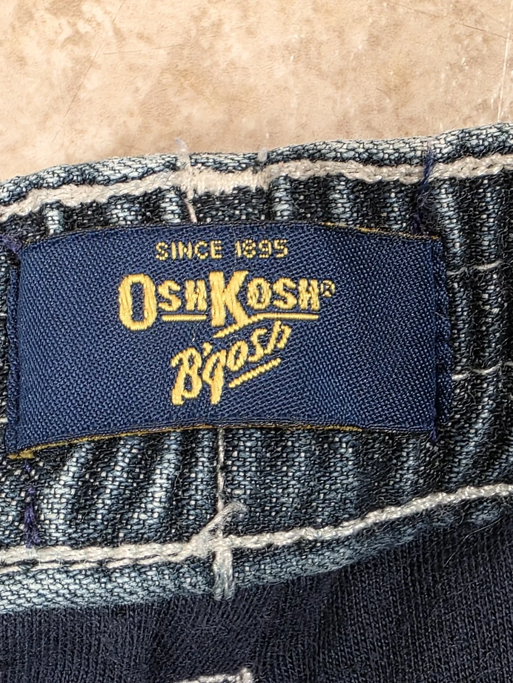 OshKosh B’gosh 2T Carpenter Jeans Elastic Waist Cargo Denim